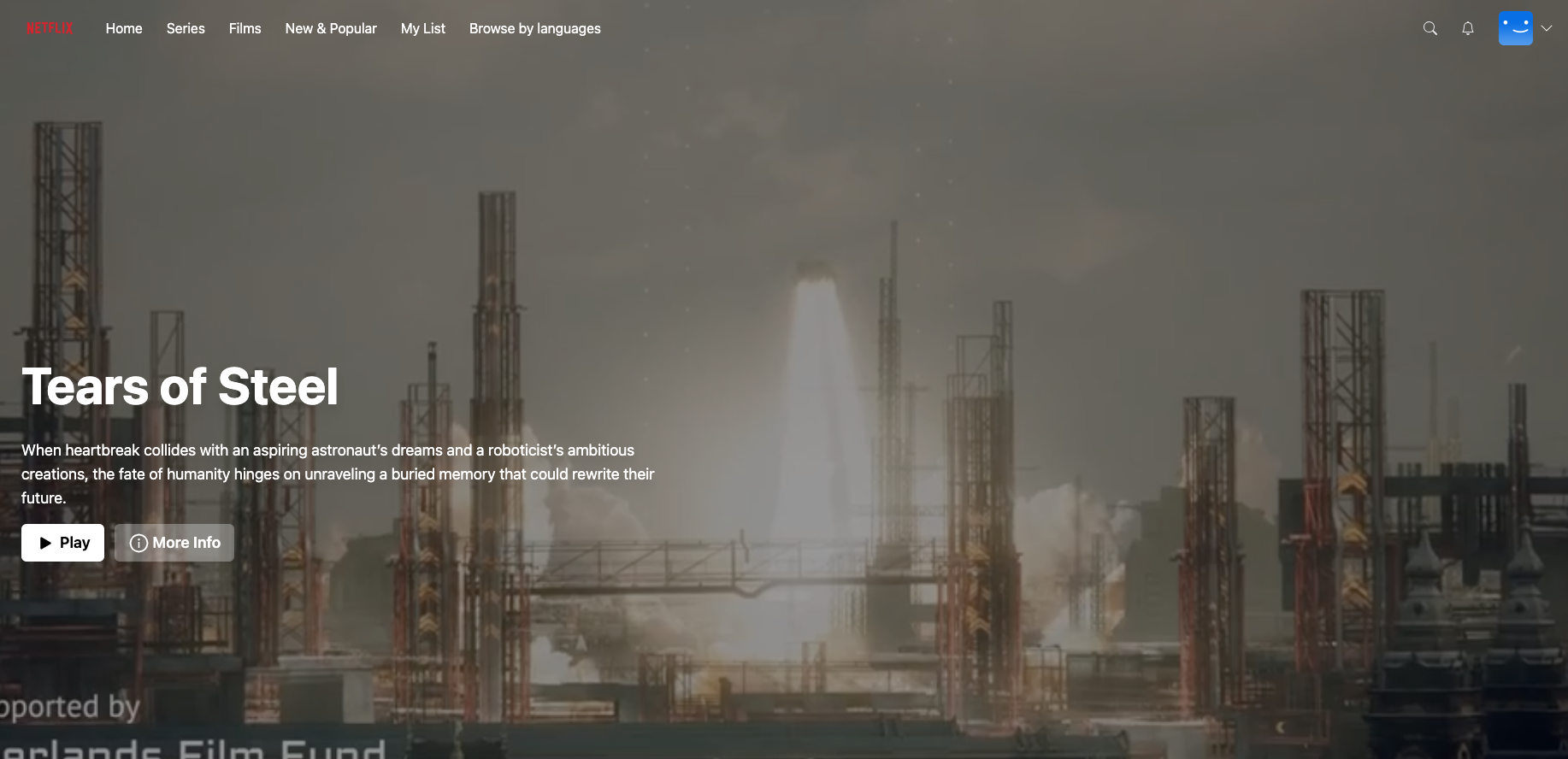 Openflix screenshot